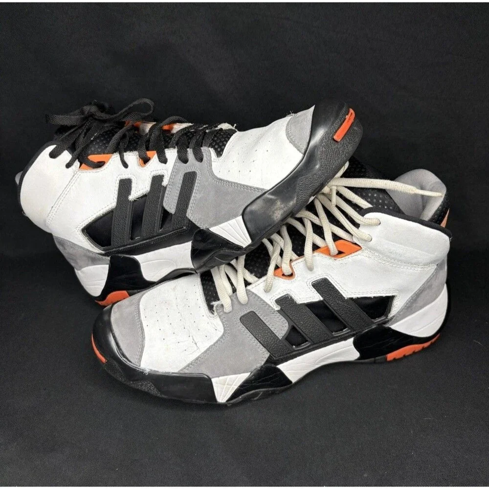 ULTRA RARE Adidas Originals Streetball 2 Shoes White/Black Mens Size US13 D74407